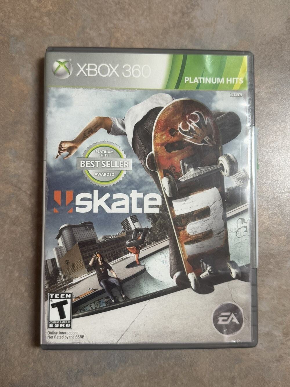 Skate 3 Platinum Hits Microsoft Xbox 360 Game CIB